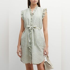 Finley Amber Dress in Seersucker Check